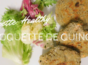 Croquette quinoa {Healthy}