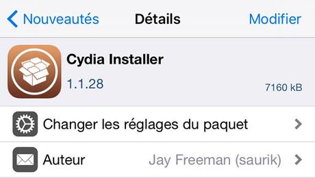 Jailbreak iOS 10.2 : Cydia 1.1.28 en 64 bits, meilleur support d’iOS 10