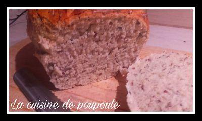 Pain aux graines de lin au thermomix ou kitchenaid