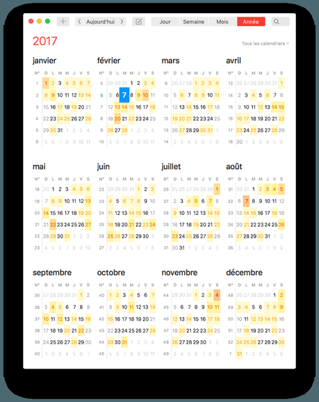 Astuces Fantastical 2: les jeux de calendriers