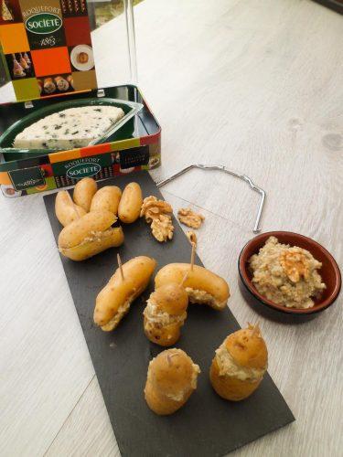 Bouchées de Ratte du Touquet au Roquefort