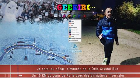 Dimanche 12 février, je serai au départ de la seconde édition de la Odlo Crystal Run, une course de 10KM