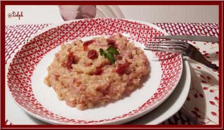 Risotto au Jambon et tomates séchées