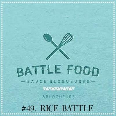 Risotto aux petits pois, saumon et pesto. [#RiceBattle]