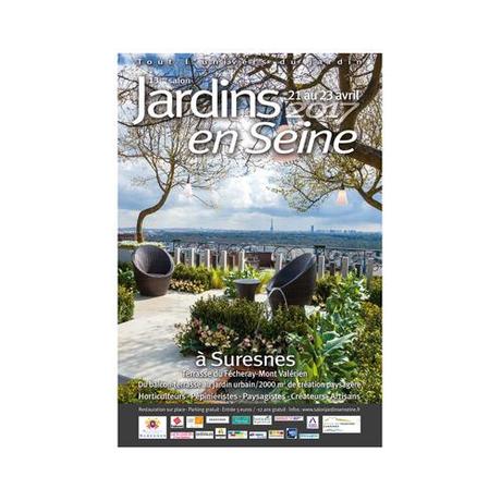 VERT EXPO : 13ème édition du Salon Jardins en Seine et son concours paysager «Jardin d’ombre et de lumière» du 21 au 23 Avril 2017 sur la terrasse du Fécheray à Suresnes (92)