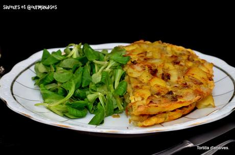 Tortilla d’Endives épicées.