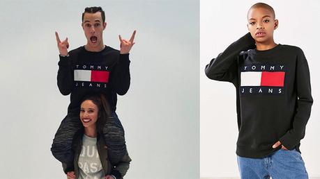 STYLE : Cameron Dallas with a Tommy Jeans sweatshirt