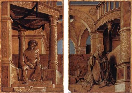 hans-holbein diptych-with-christ-and-the-mater-dolorosa 1521 Kunstmuseum, Offentliche Kunstsammlung, Basel