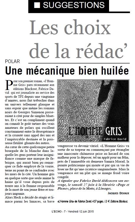 L'Homme Gris - Fabrice David, Joseph Joffo