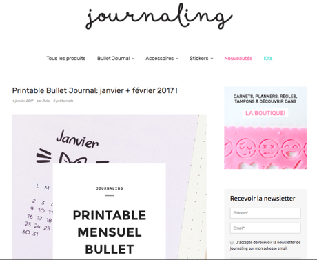 Bullet Journal : trouver l’inspiration sur les blogs ?