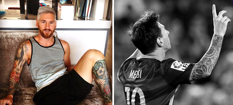 Messi: barbe et tatouages