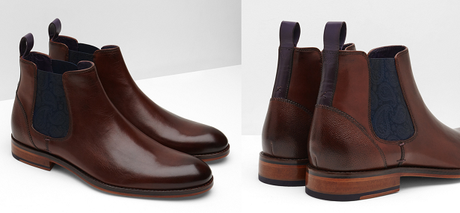 Chelsea Boots homme Ted Baker marron