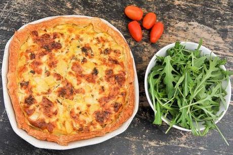Quiche aux panais, aux poire et à la Fourme d’Ambert