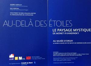Musée d’Orsay  « Au-delà des Etoiles » de Monet à Kandinsky 14 Mars au 25 Juin 2017