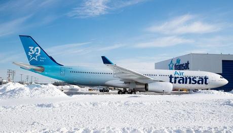 Un premier appareil aux couleurs du 30e anniversaire d’Air Transat !