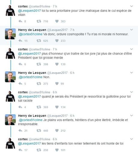 Cortex provoque Lesquen