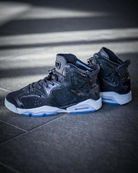 Air Jordan 6 GS Heiress Black Suede