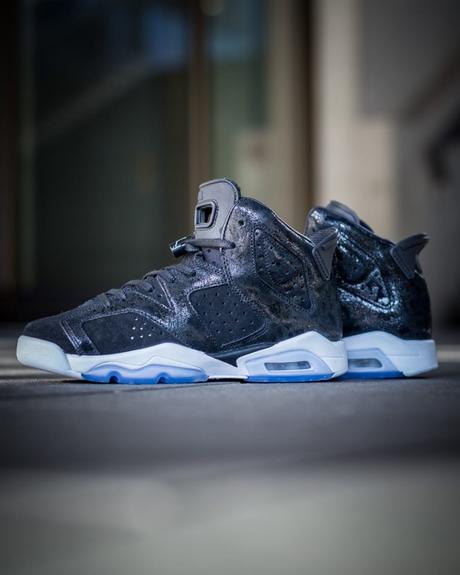 Air Jordan 6 GS Heiress Black Suede