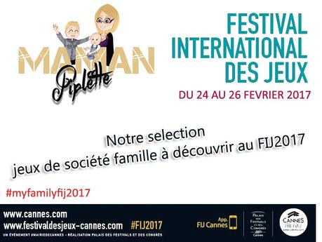 Selection jeux de société famille à découvrir au FIJ2017