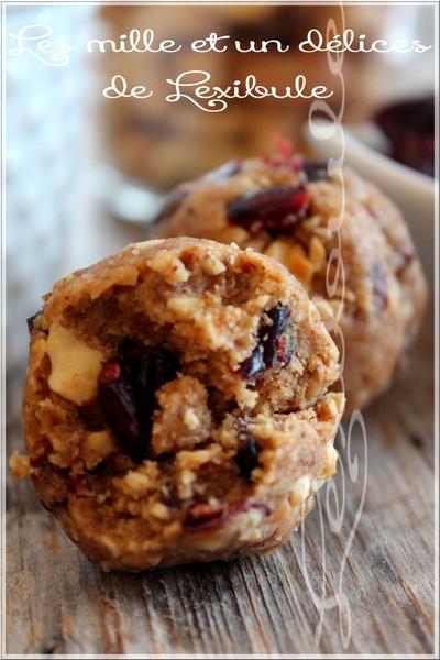 ~Boules d'énergie aux canneberges~