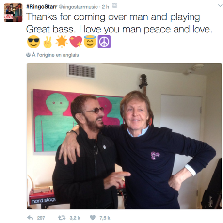 Ringo Starr et Paul McCartney : une collaboration artistique !