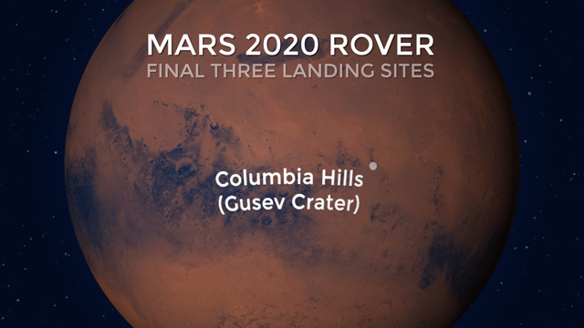 Où se posera le rover Mars 2020 ? Où se posera le rover Mars 2020 ?