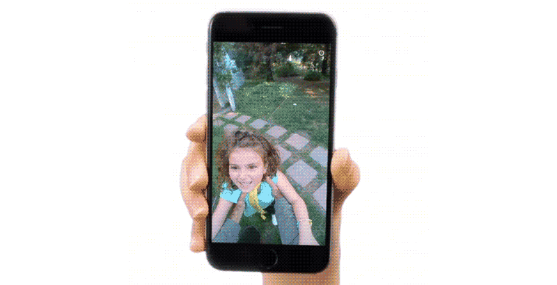 Un exemple d'une vidéo circulaire en action.