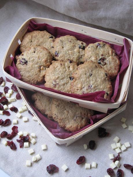 Cookies aux canneberges & au chocolat blanc Cookies aux canneberges & au chocolat blanc