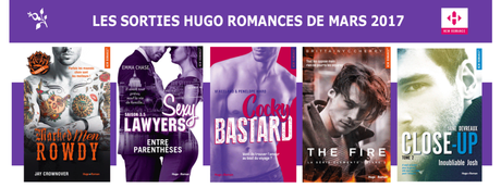 Les Sorties Hugo Romances de Mars 2017