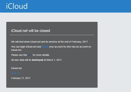 Apple rachète le domaine iCloud.net, qui hébergeait un réseau social