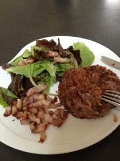 TOUTE ROUGE ET SAINE CETTE RECETTE DE  GALETTE DE HARICOTS