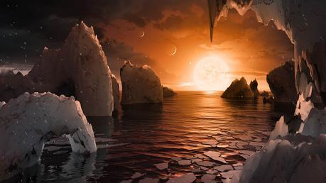 la surface de TRAPPIST-1f