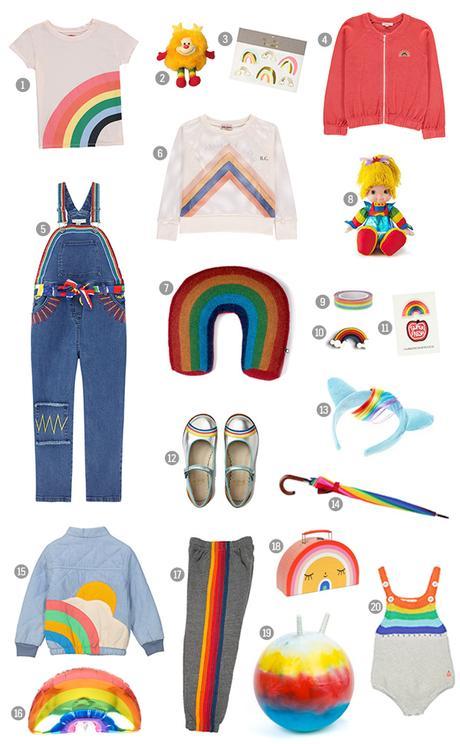 Rainbow Kids Fashion Trend