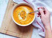 Velouté carottes curry rouge lait coco