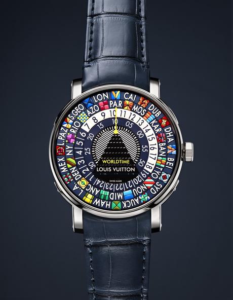 LOUIS VUITTON nouvelle collection horlogère ESCALE BLEUE