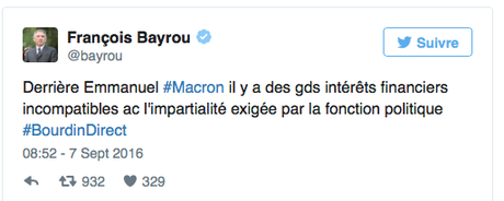 Bayrou En Marche à l’ombre!