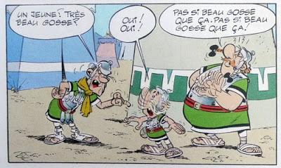 Astérix et Obélix légionnaires à la rescousse du fiancé de Falbala