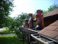 BRICOLAGE : J`ai sculpté quelques totems des Indiens du Pacifique canadien !