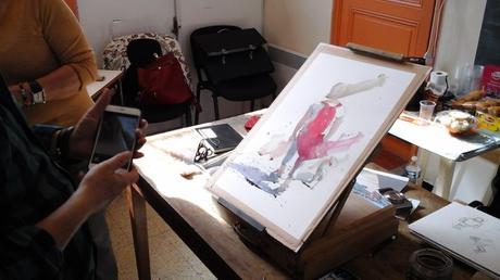 Stage de l’aquarelliste brésilien Eudes  Correa à Giens (Var)