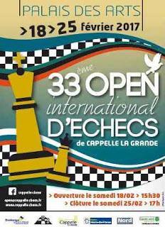 33e Open d'échecs de Cappelle 2017