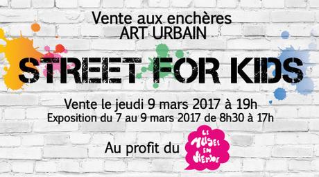 Vente aux enchères Art Urbain : Street for kids au Musée en Herbe