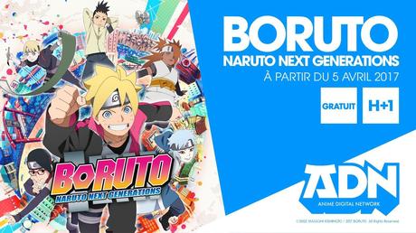 Boruto: Naruto Next Generations en VOSTFR sur ADN gratuitement dès le 5 avril !