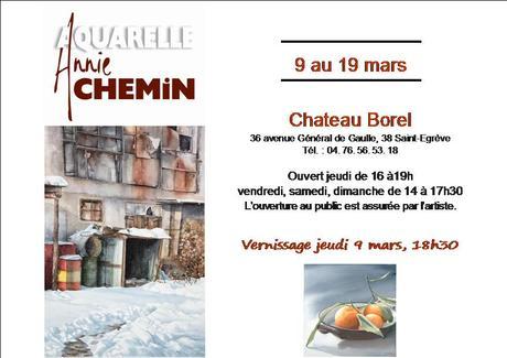 Annie Chemin expose à Saint-Egrève (Isère)