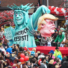 Trump en vedette du carnaval de Düsseldorf 2017