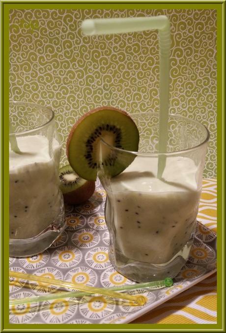 Lait frappé aux Kiwis Lait frappé aux Kiwis