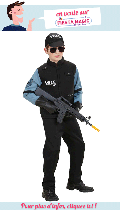 Deguisement SWAT enfant 5/7 ans