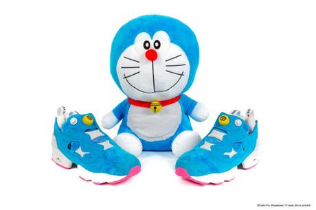 Packer Shoes x Atmos x Reebok Insta Pump Fury Doraemon