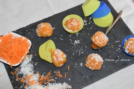 Boule carotte et noix de coco