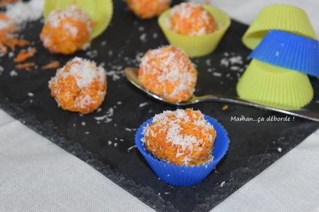 Boule carotte et noix de coco
