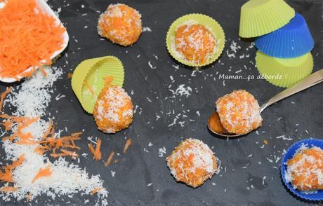 Boule carotte et noix de coco